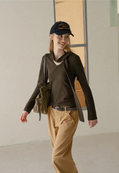 Wide Leg Pleated Casual Pants