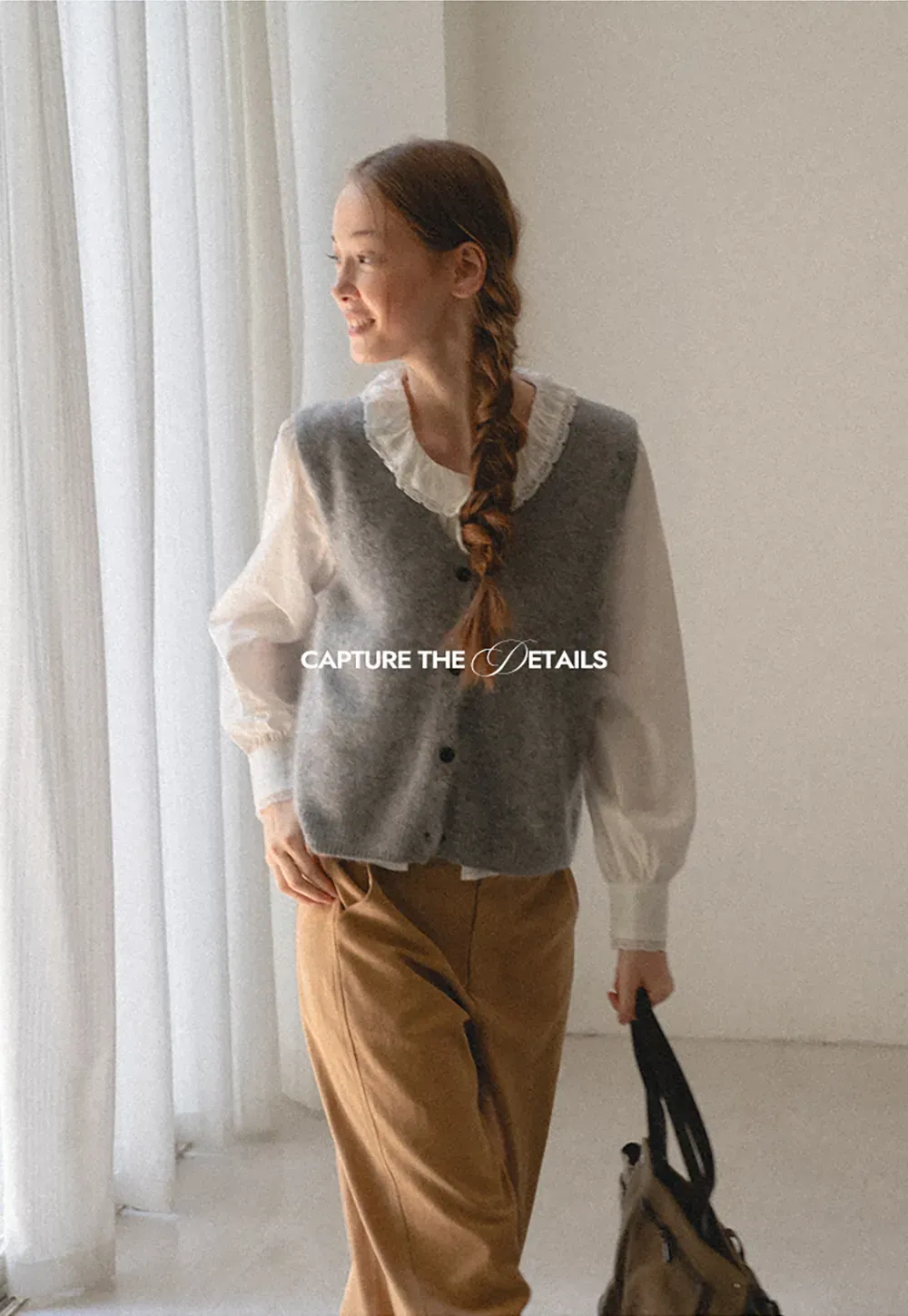 Wide Leg Pleated Casual Pants