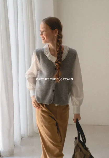 Wide Leg Pleated Casual Pants