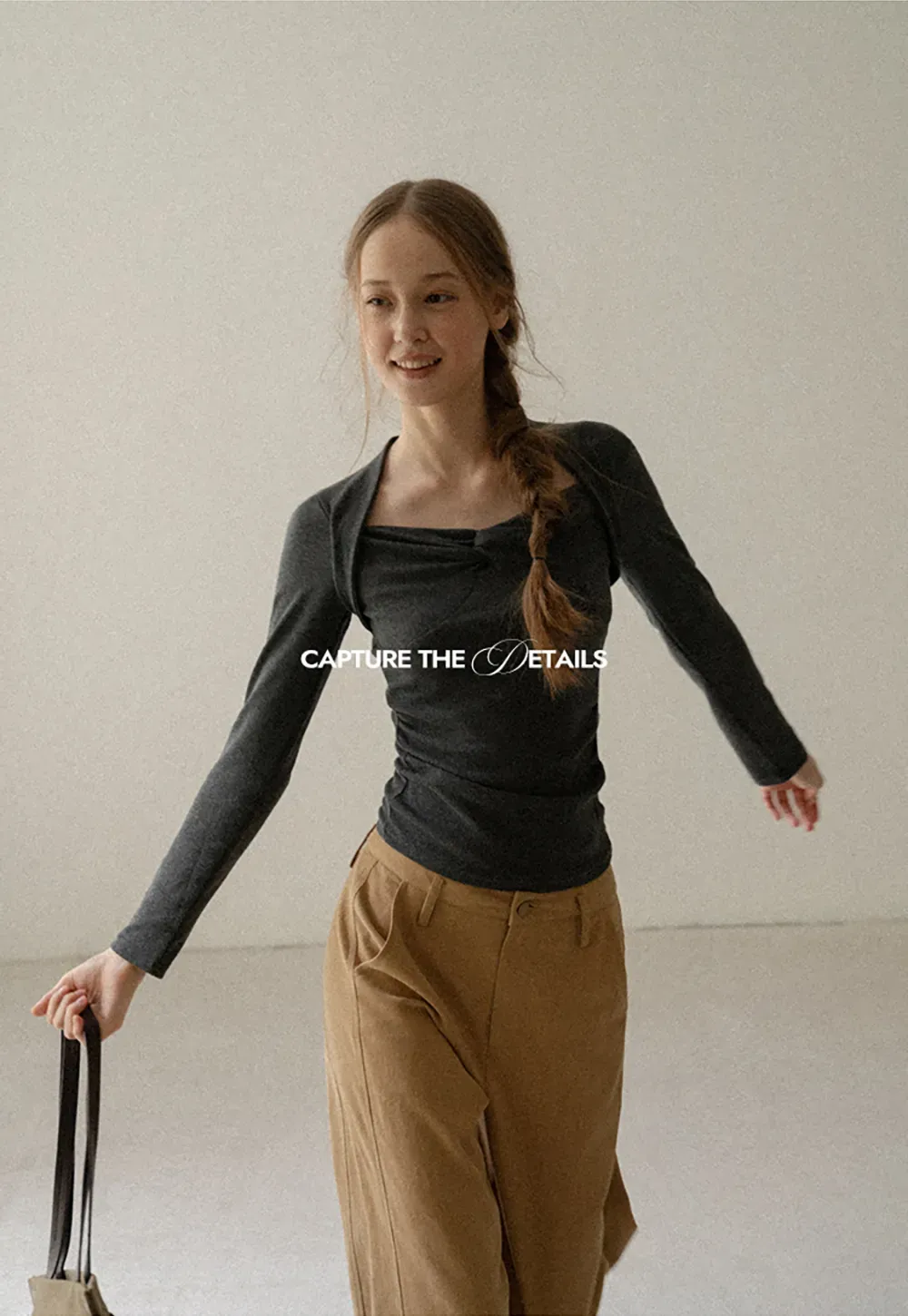 Wide Leg Pleated Casual Pants