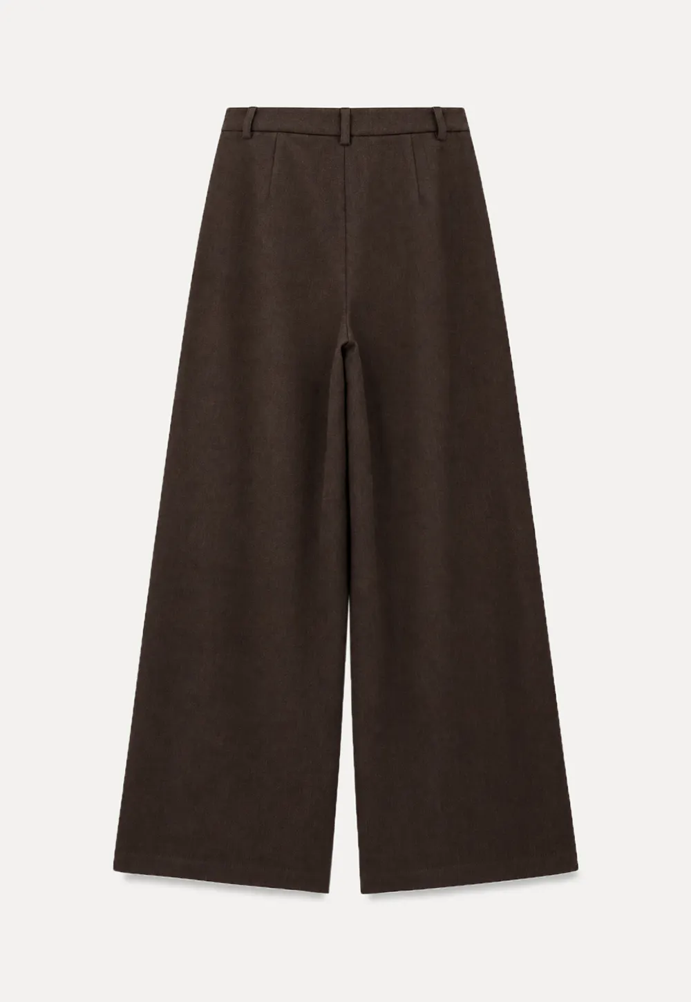 High Waist Wide Leg Pleated Casual Pants