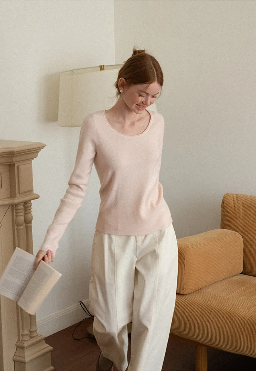 Wide Leg Straight Cut Casual Pants