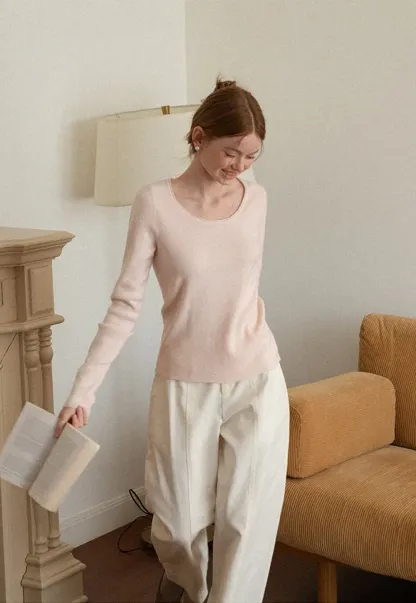 Wide Leg Straight Cut Casual Pants