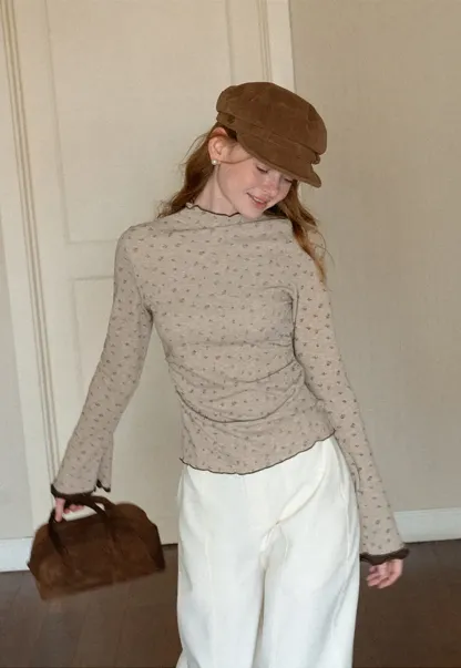 Wide Leg Straight Cut Casual Pants