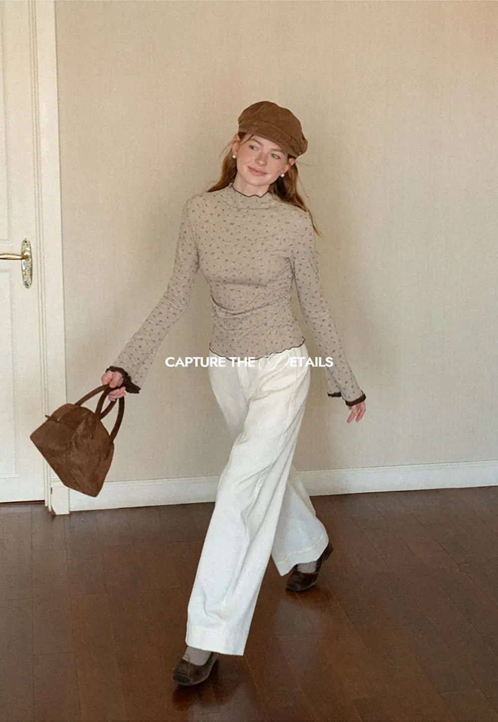 Wide Leg Straight Cut Casual Pants