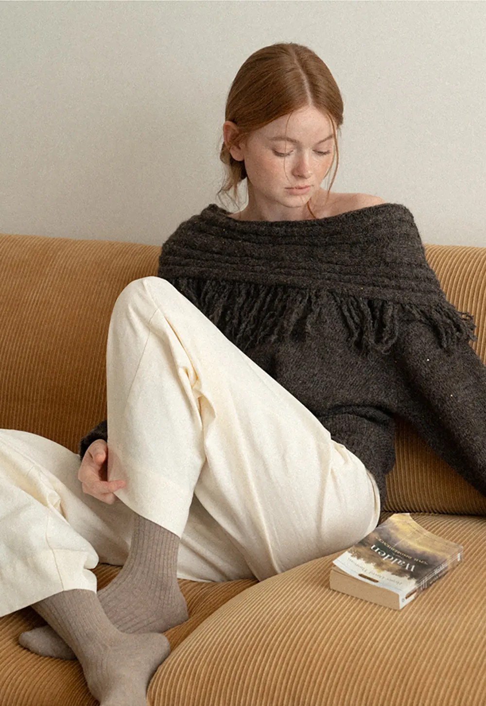 Wide Leg Straight Cut Casual Pants