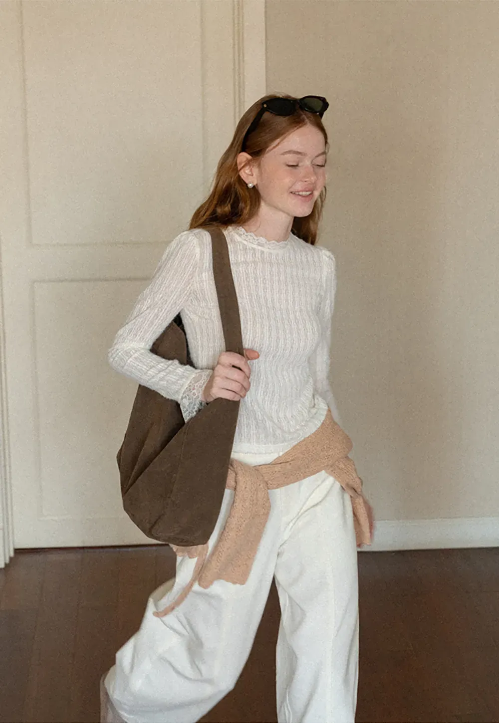 Wide Leg Straight Cut Casual Pants