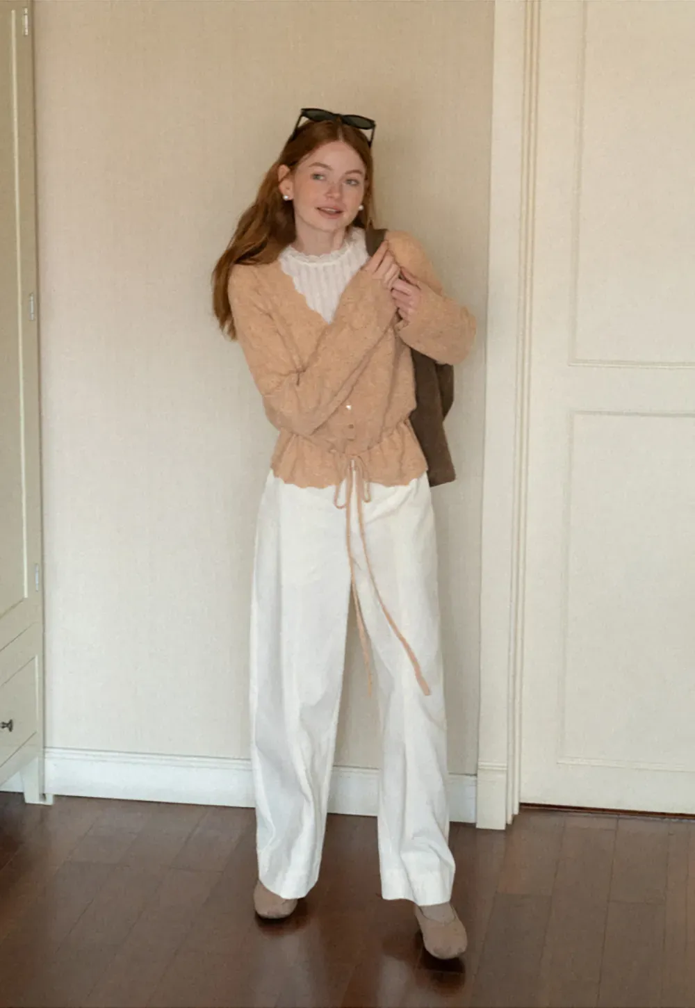 Wide Leg Straight Cut Casual Pants