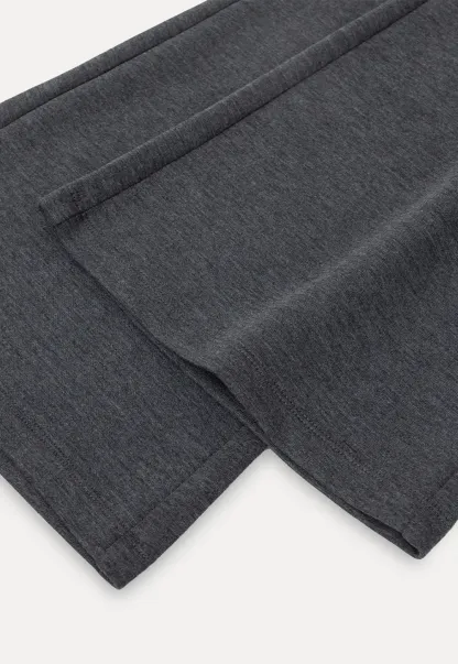 Wrap Waist Flared Casual Pants