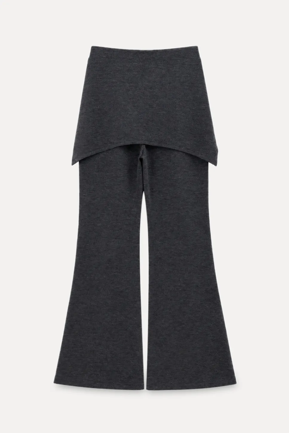Wrap Waist Flared Casual Pants