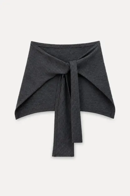 Wrap Waist Flared Casual Pants