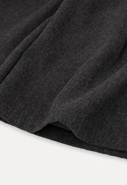 Pleated Wide Leg Cropped Casual Pants