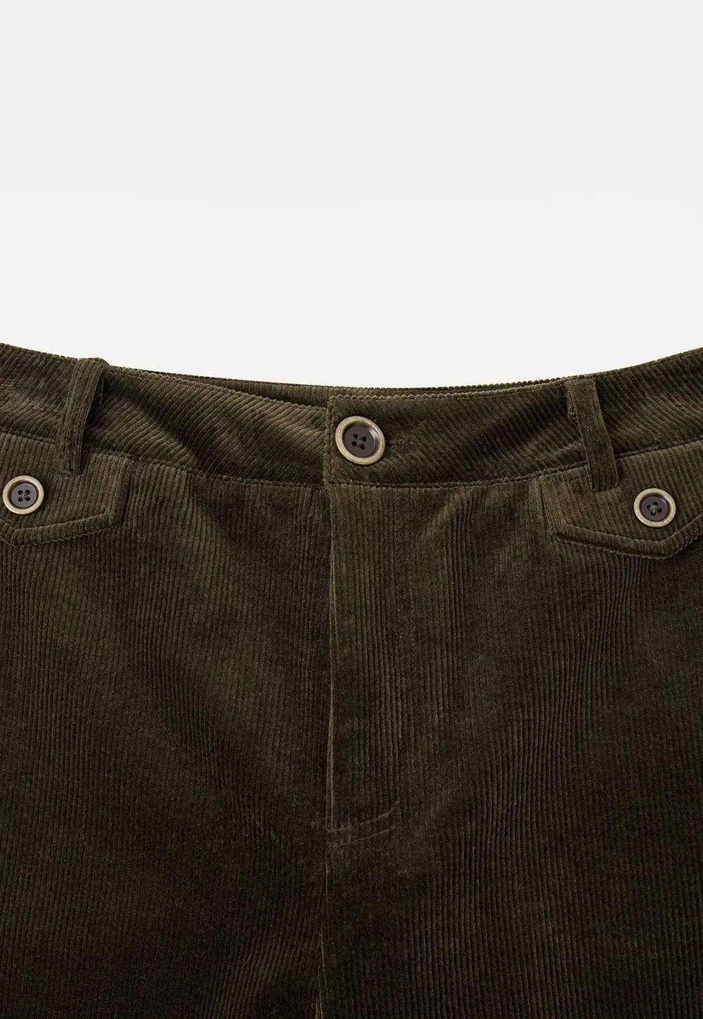 Wide Leg Corduroy Casual Pants