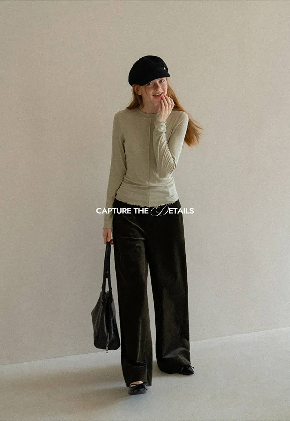 Wide Leg Corduroy Casual Pants