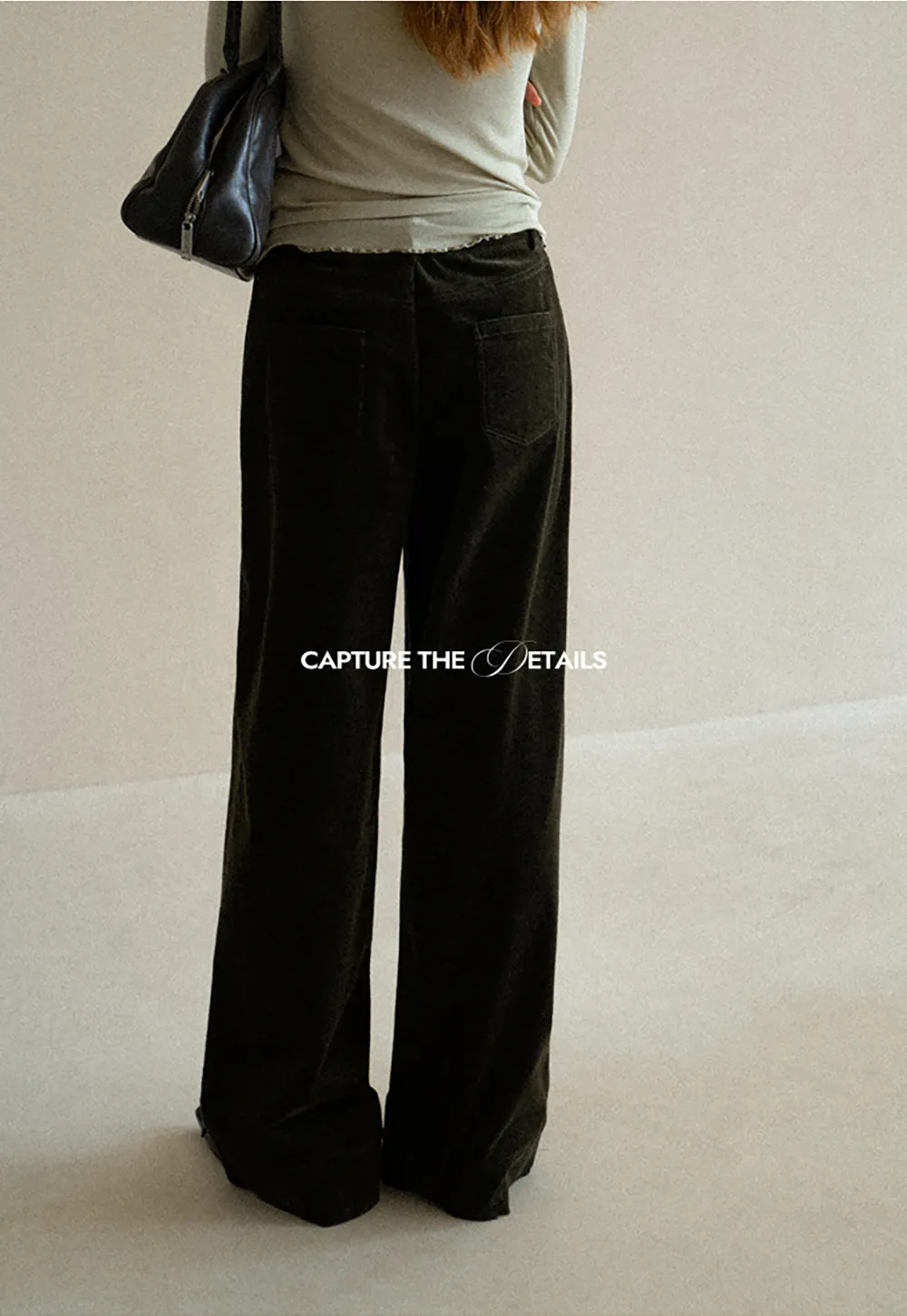 Wide Leg Corduroy Casual Pants