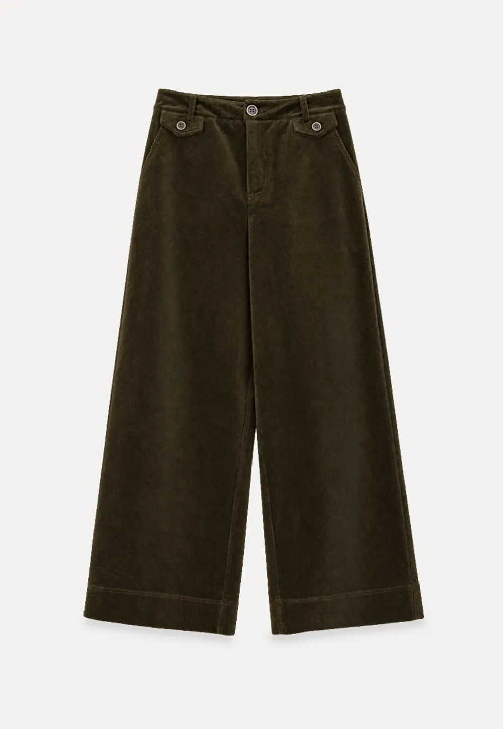 Wide Leg Corduroy Casual Pants