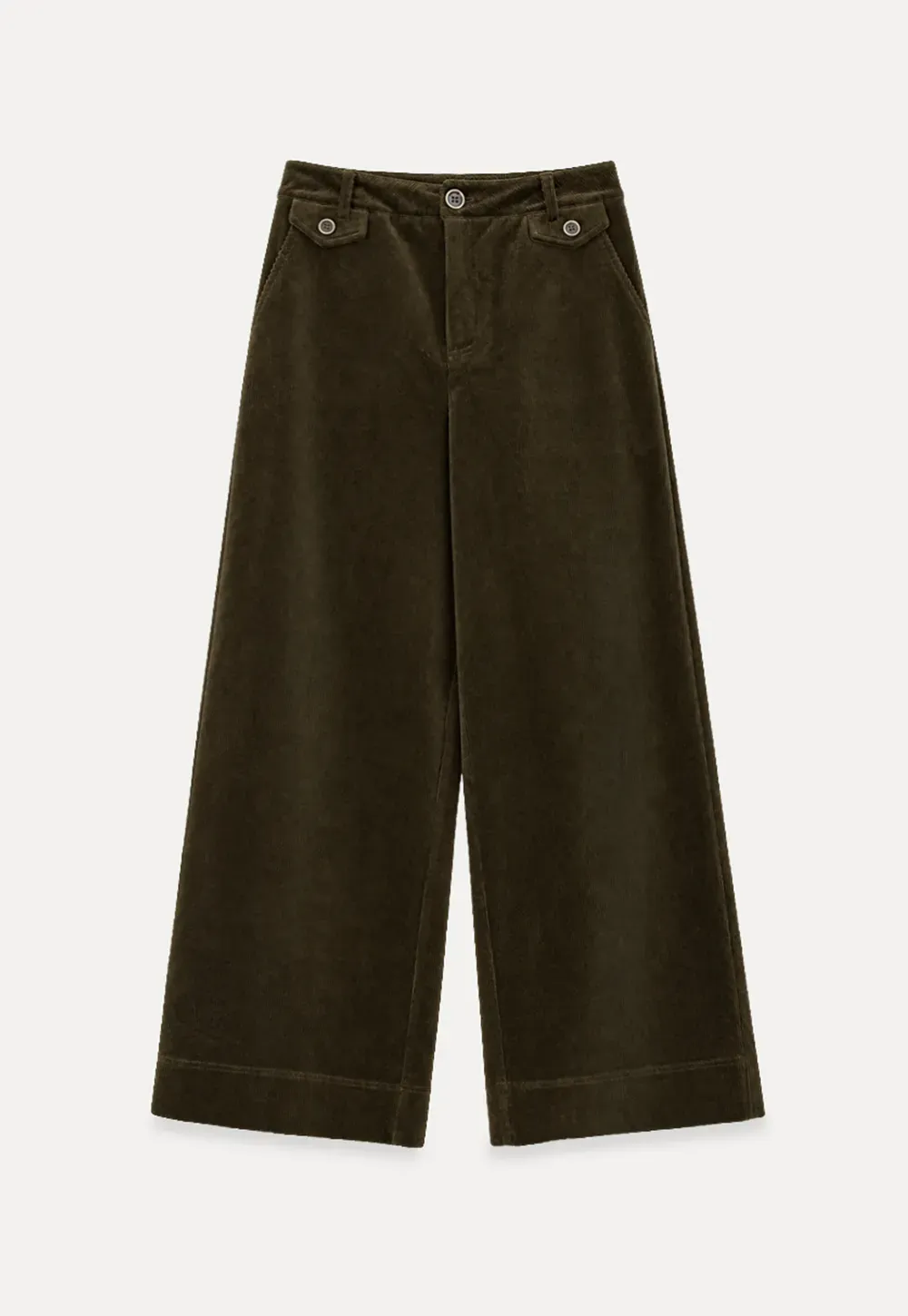 Wide Leg Corduroy Casual Pants