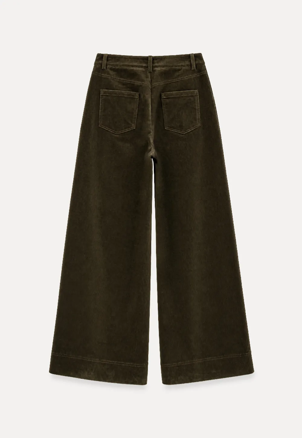 Wide Leg Corduroy Casual Pants
