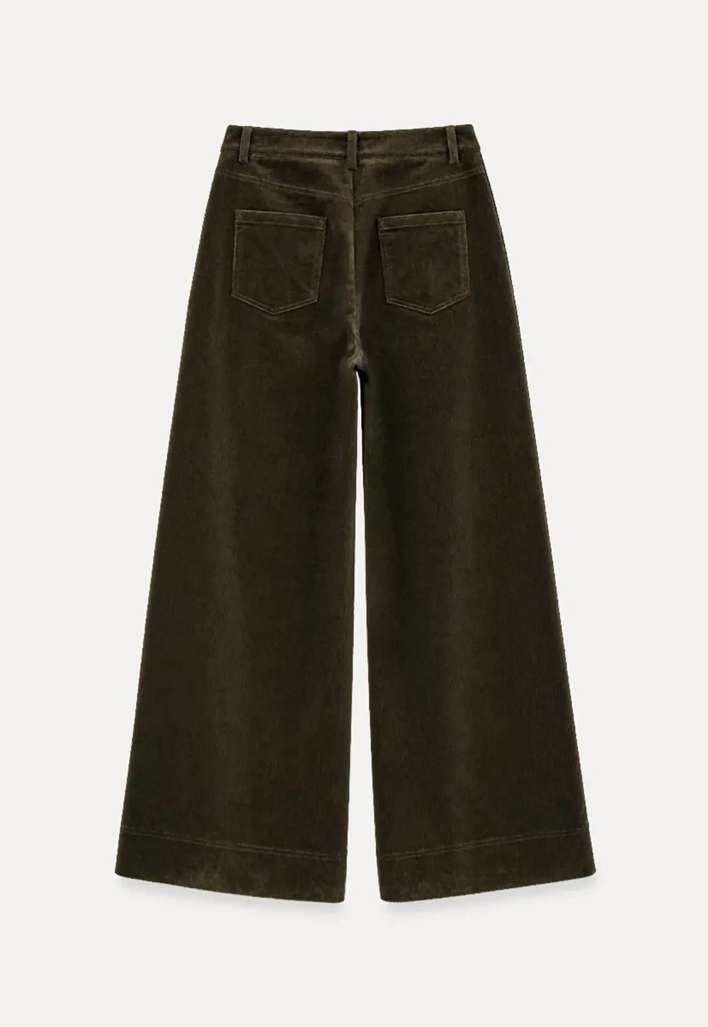 Wide Leg Corduroy Casual Pants