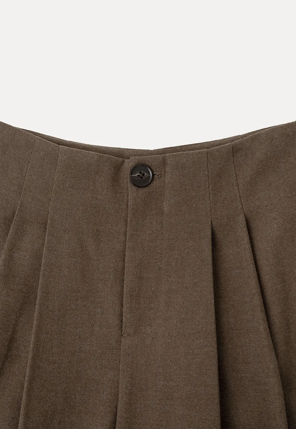 Pleated Wide Leg Casual Pants