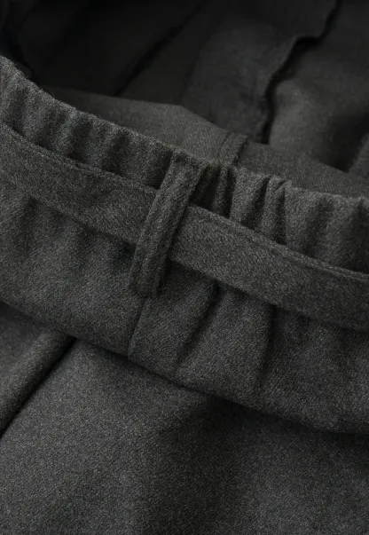 High Waist Wide Leg Pleated Casual Pants