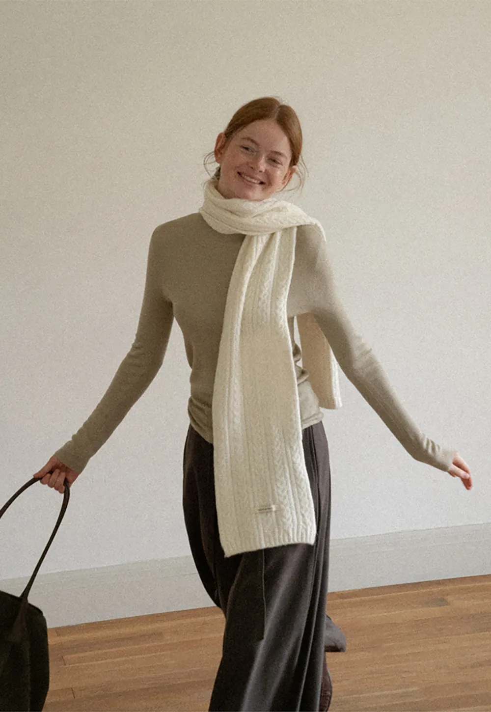 High Waist Wide Leg Pleated Casual Pants