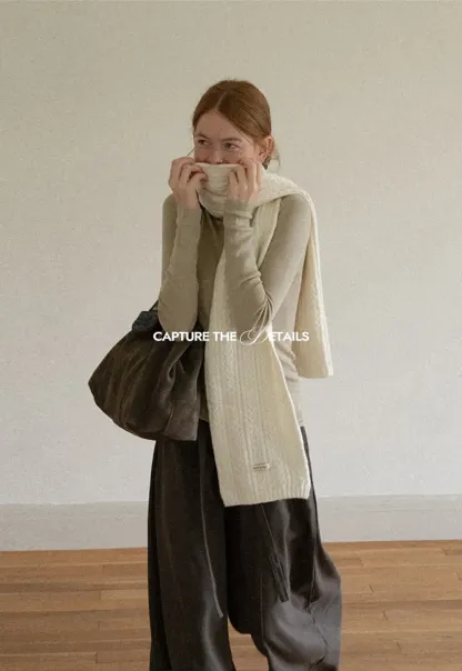 High Waist Wide Leg Pleated Casual Pants