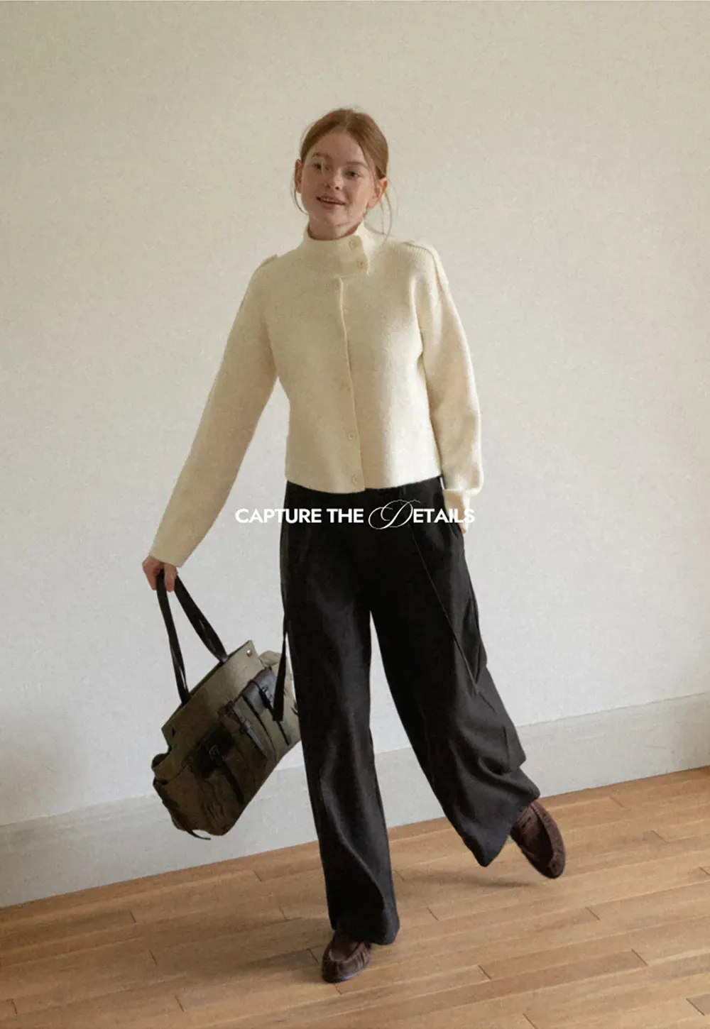 High Waist Wide Leg Pleated Casual Pants