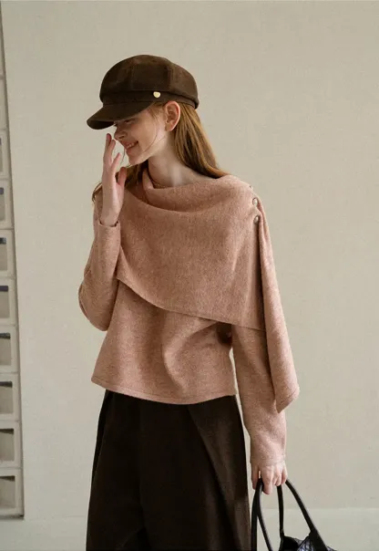 High Waist Wide Leg Pleated Casual Pants