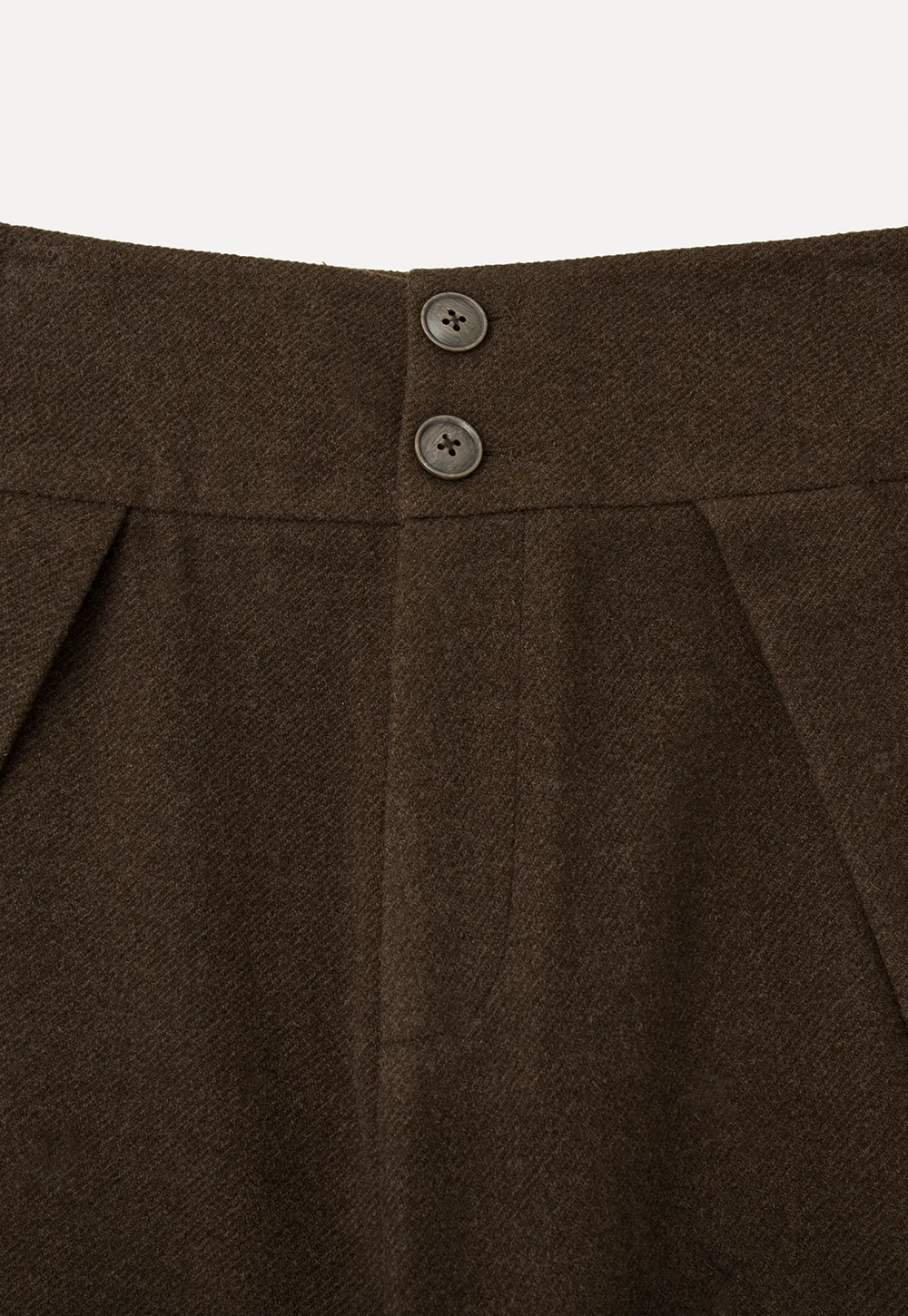 High Waist Wide Leg Pleated Casual Pants