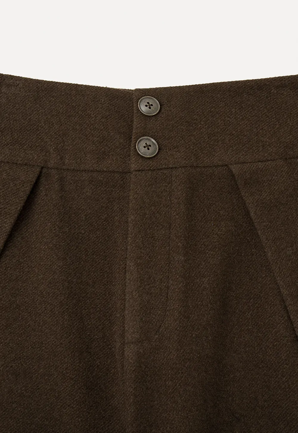 High Waist Wide Leg Pleated Casual Pants