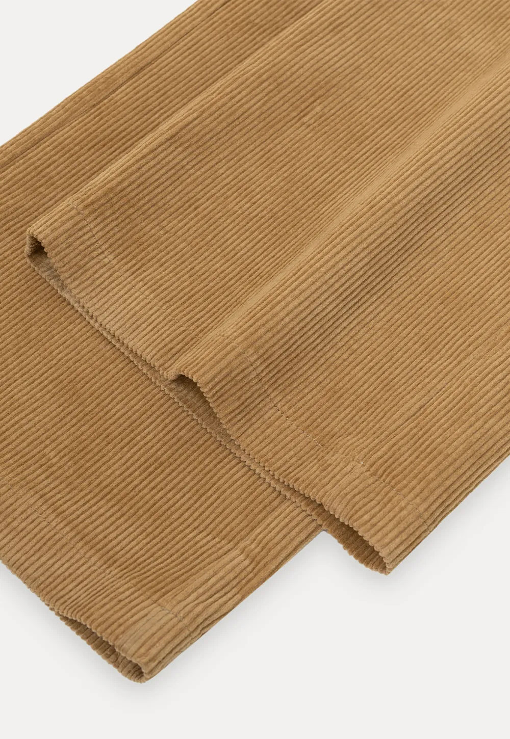 Wide Leg Corduroy Pants with Flap Pockets