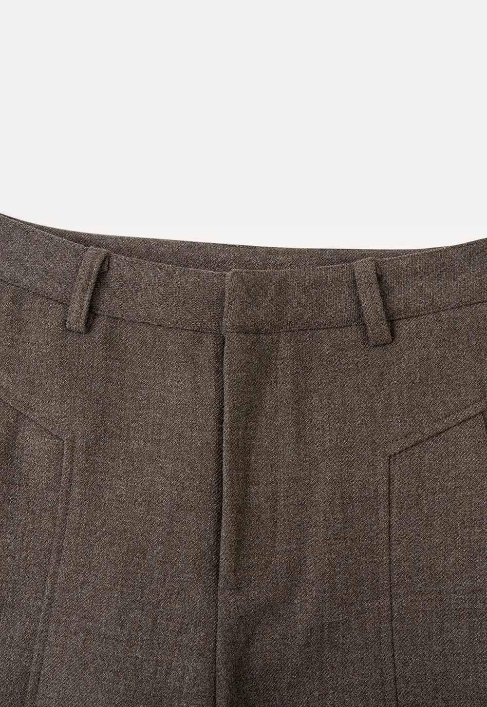 Wide Leg Pleated High Waist Casual Pants