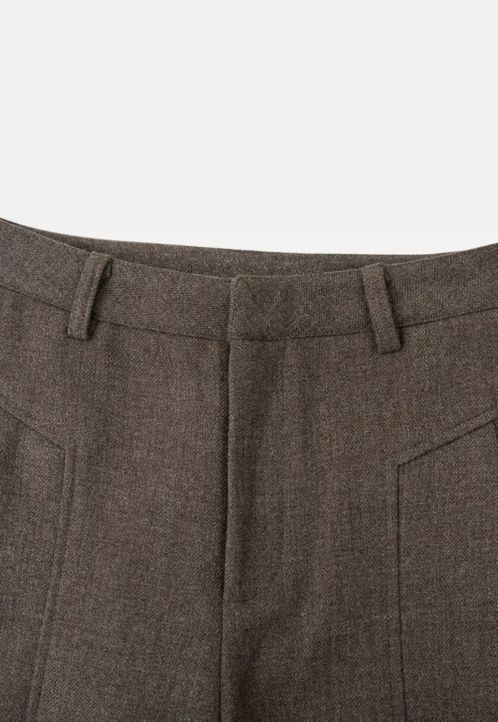 Wide Leg Pleated High Waist Casual Pants