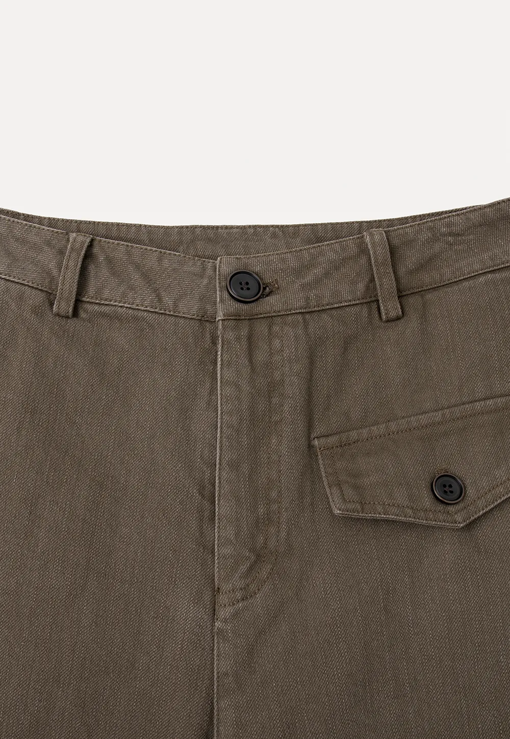 Wide Leg High Waist Utility Pocket Casual Pants