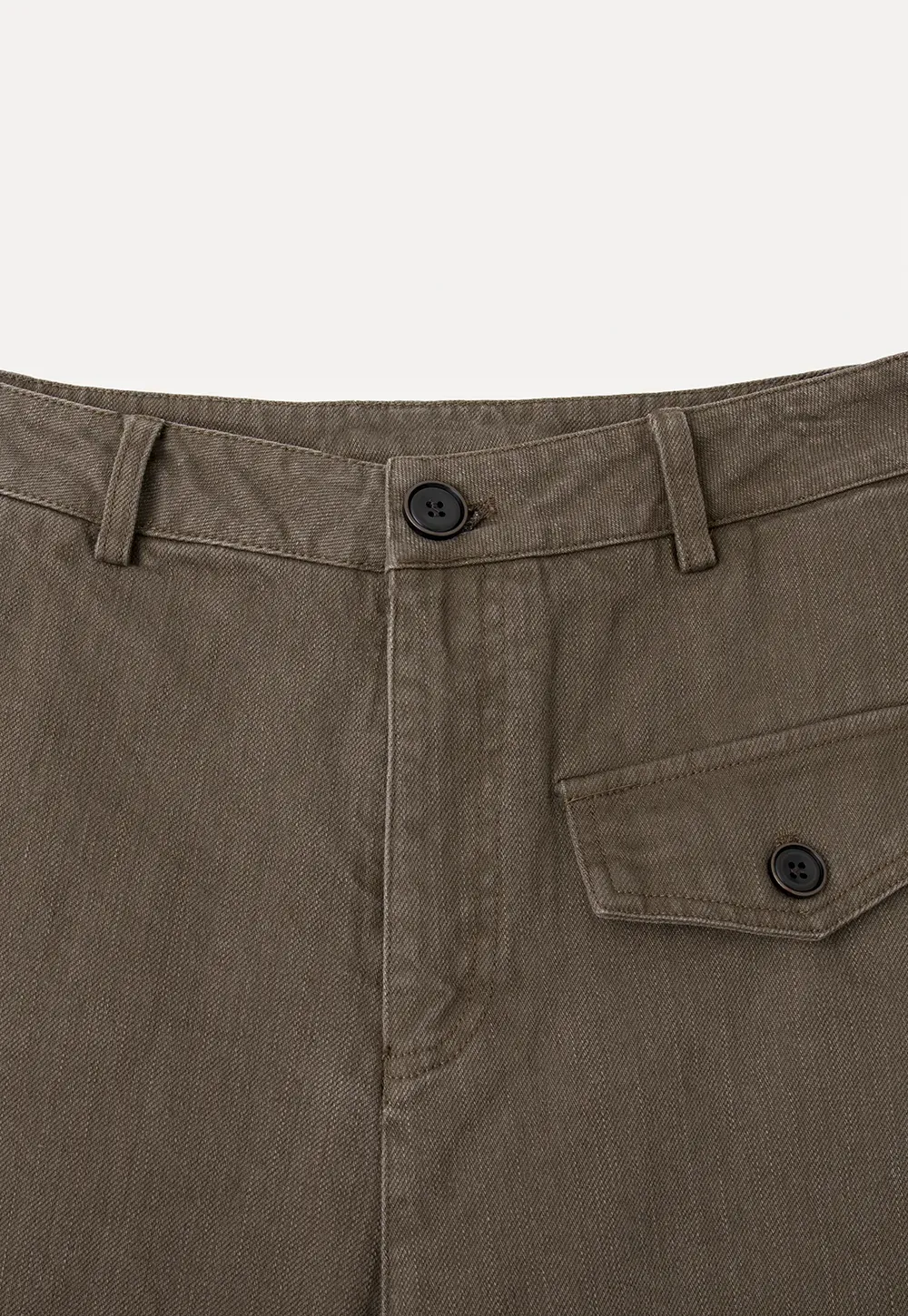 Wide Leg High Waist Utility Pocket Casual Pants