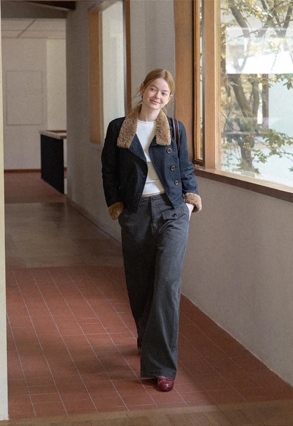 Wide Leg High Waist Utility Pocket Casual Pants