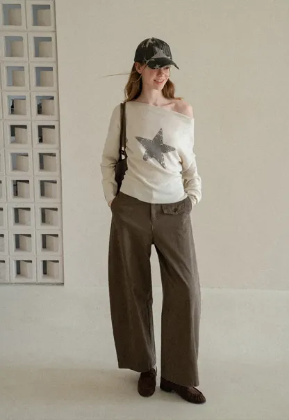 Wide Leg High Waist Utility Pocket Casual Pants