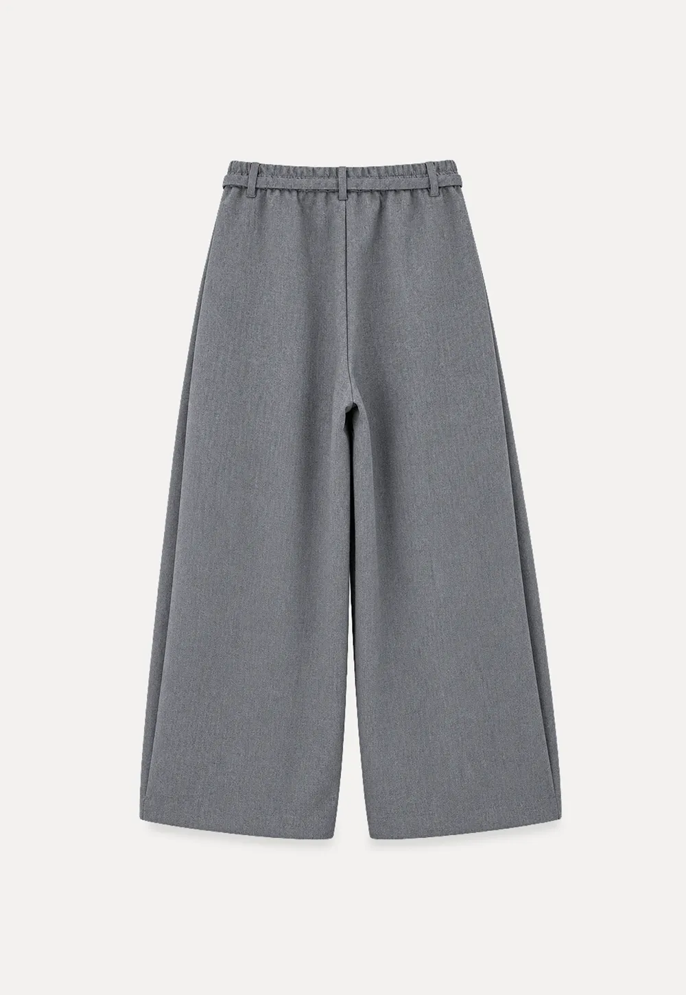 High Waist Wide Leg Drawstring Casual Pants