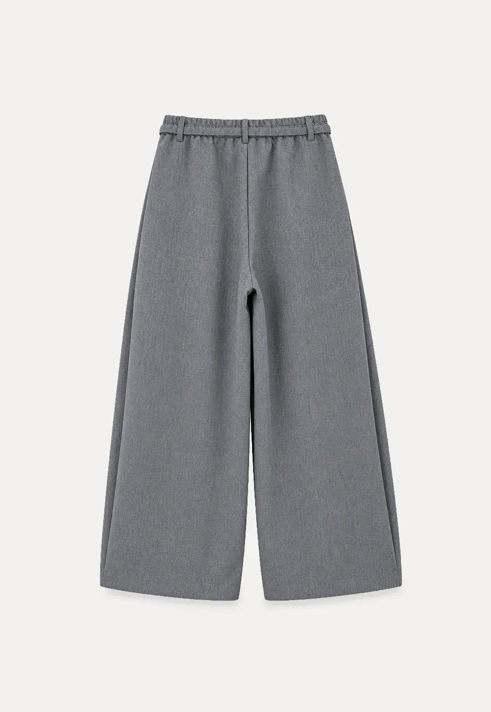 High Waist Wide Leg Drawstring Casual Pants