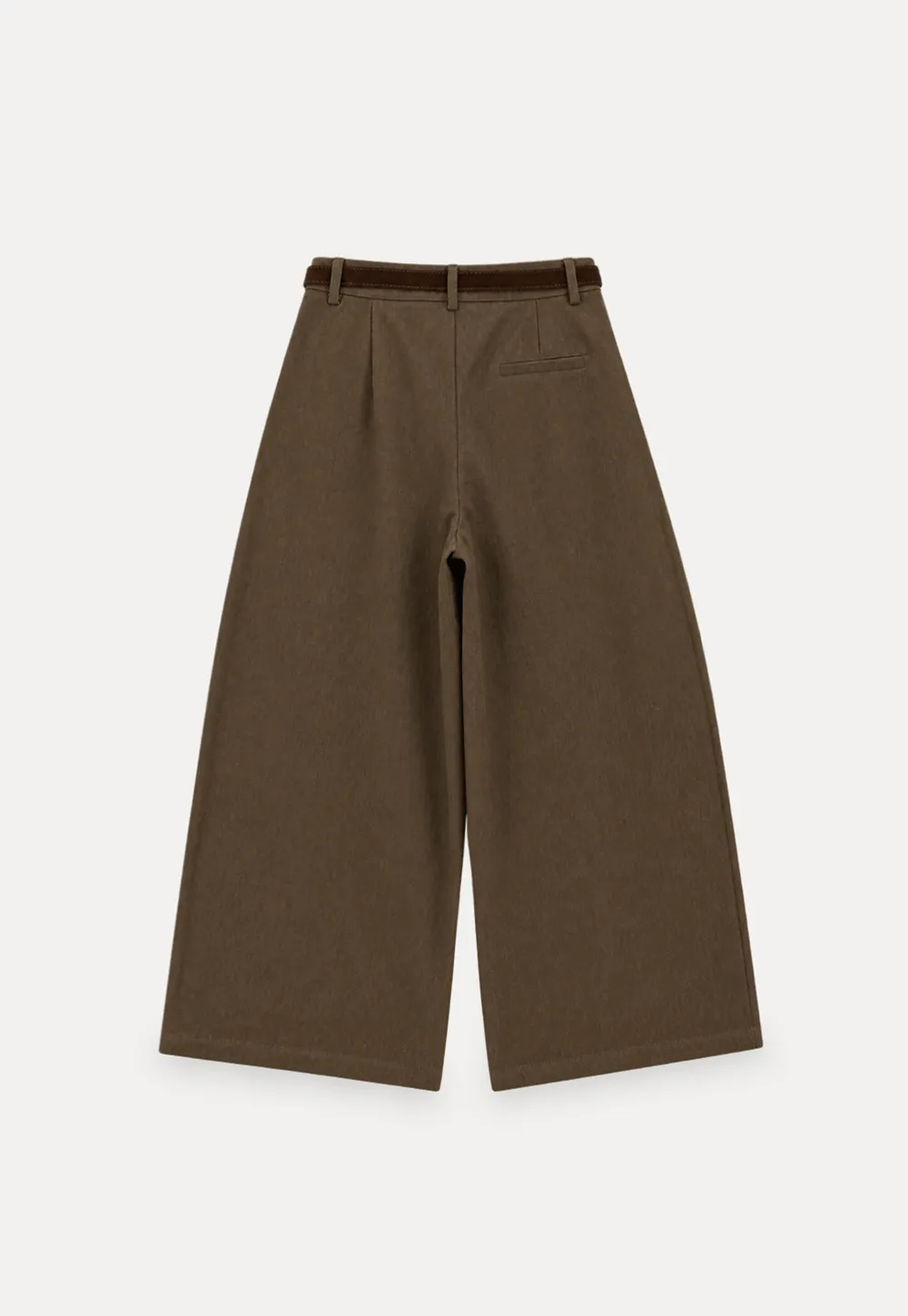 High Waist Wide Leg Pleated Casual Pants