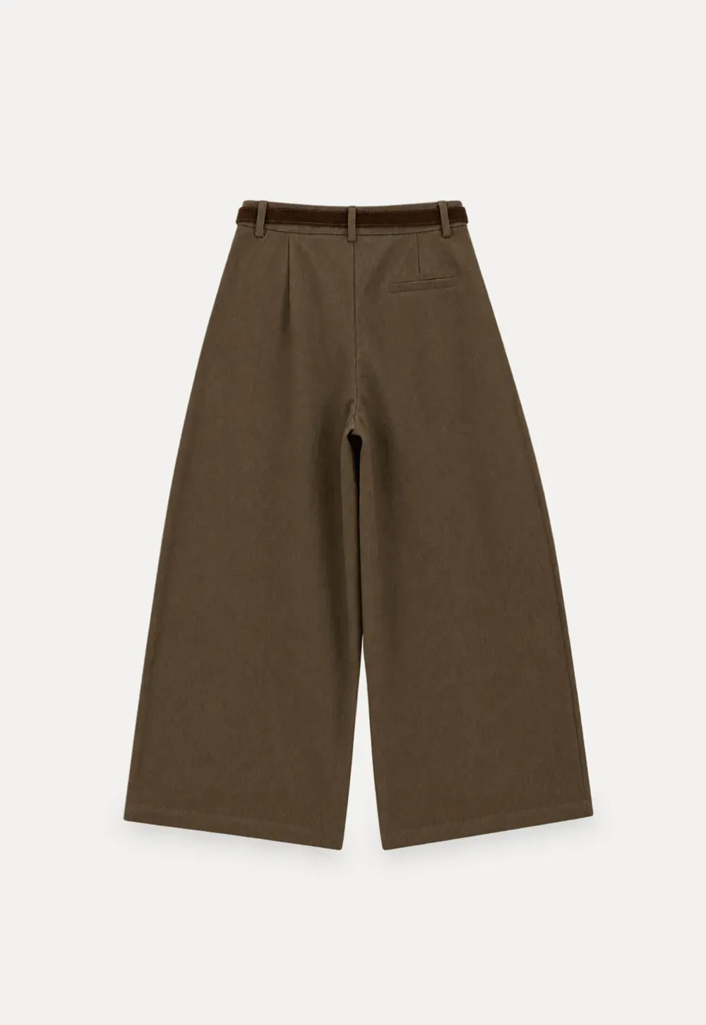 High Waist Wide Leg Pleated Casual Pants
