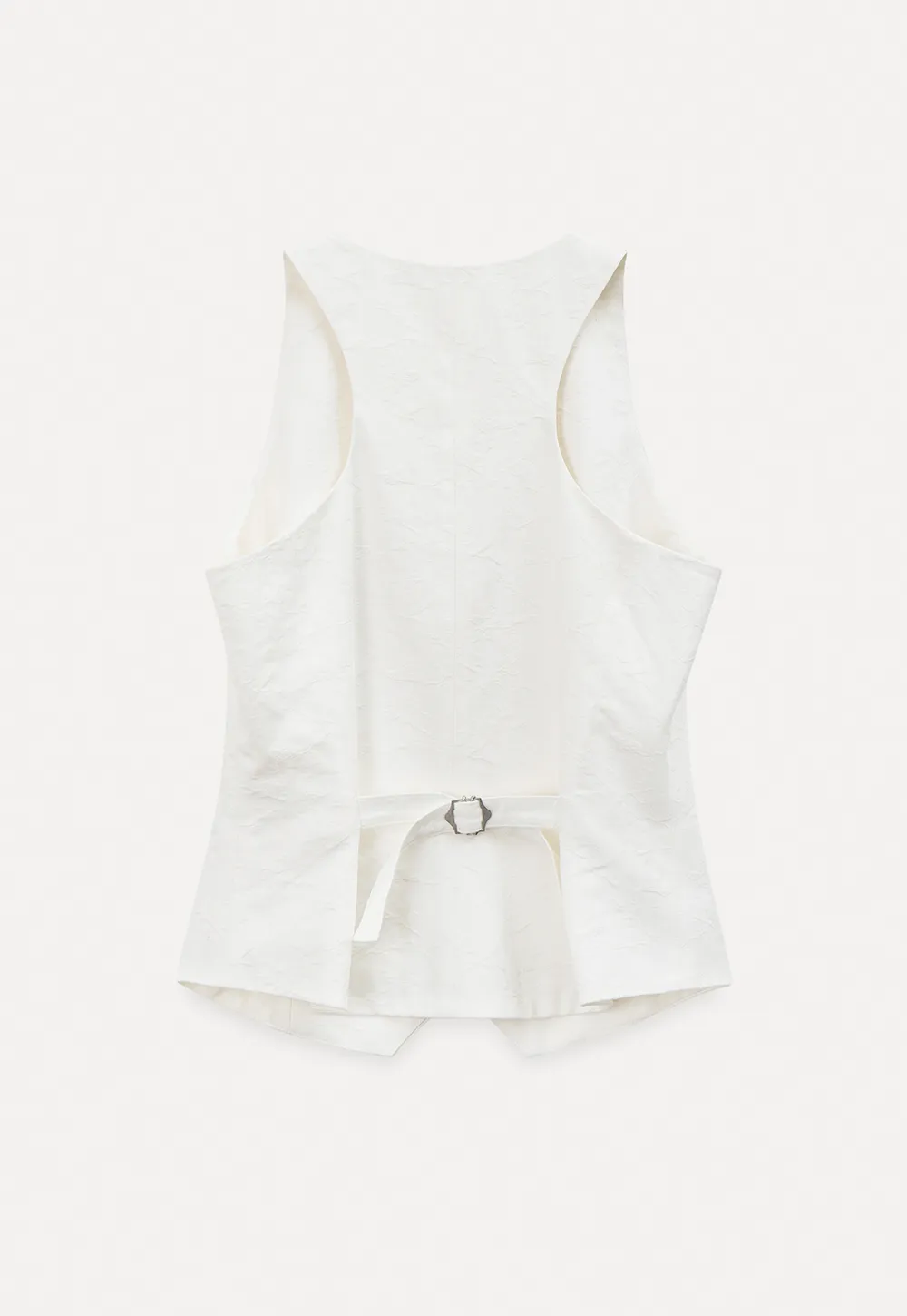 V Neck Sleeveless Tailored Vest A Line Pleated Skirt