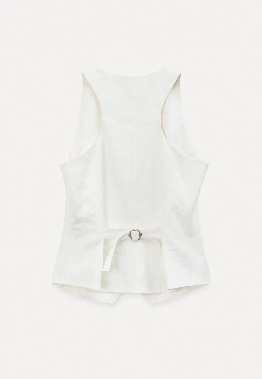 V Neck Sleeveless Tailored Vest A Line Pleated Skirt