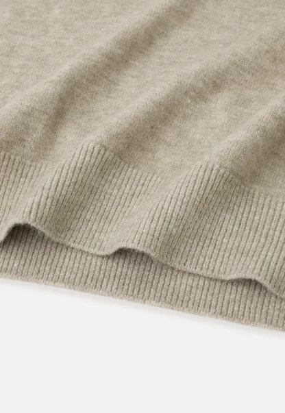V Neck Ribbed Knit Vest and Flared Skirt Set
