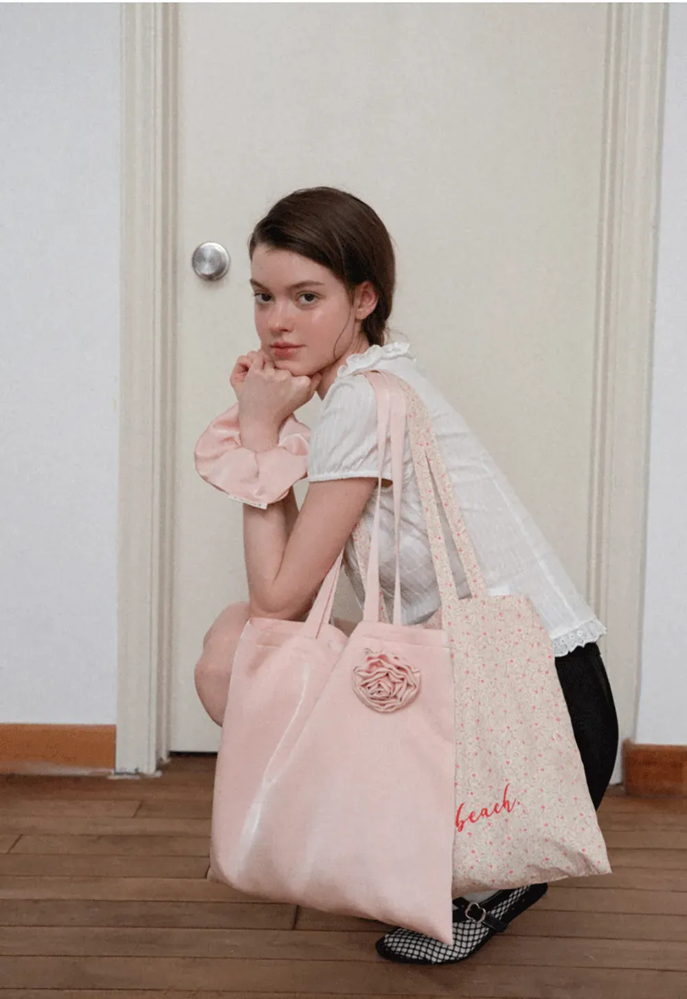 Smooth Textured Canvas Tote Bag