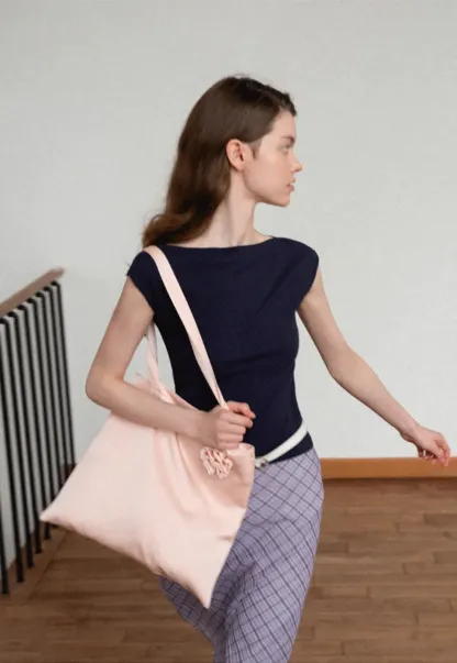 Smooth Textured Canvas Tote Bag