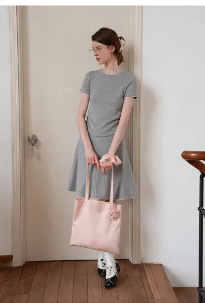 Smooth Textured Canvas Tote Bag