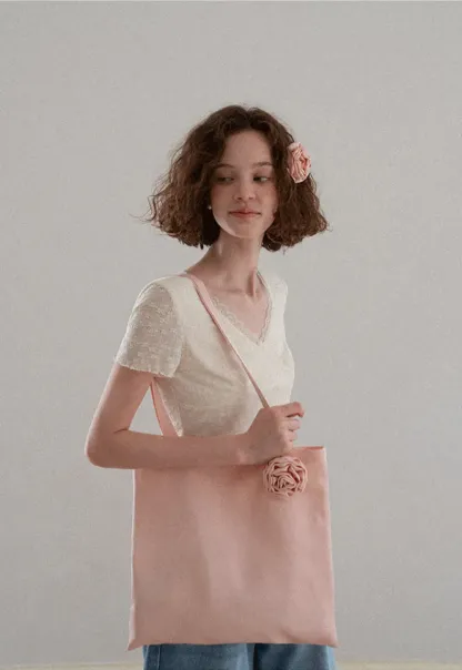 Smooth Textured Canvas Tote Bag