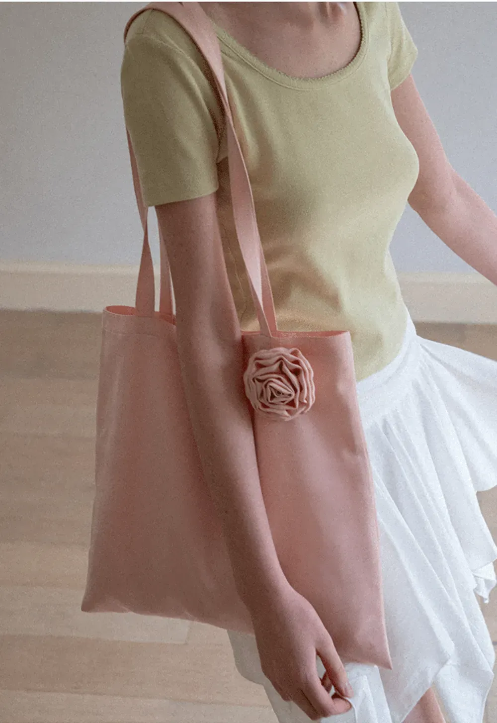 Smooth Textured Canvas Tote Bag